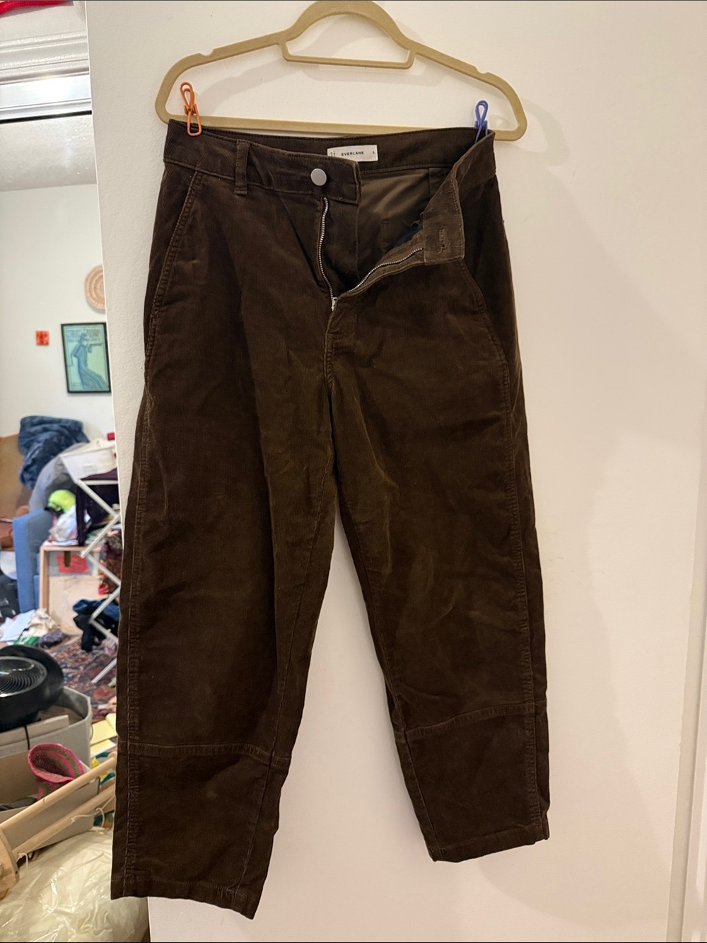 everlane barrel leg cords